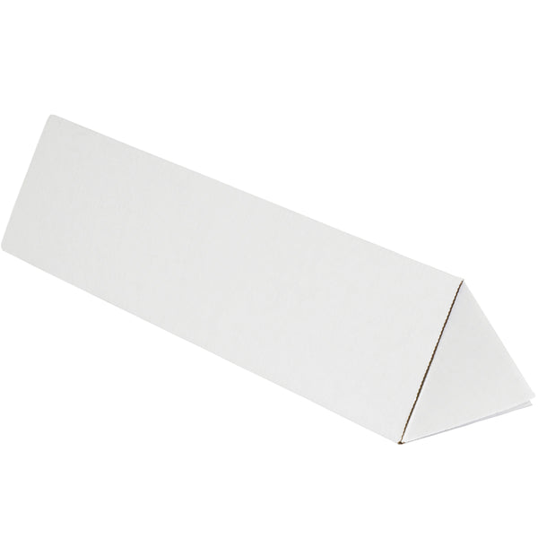 3 x 18 1/4 Triangular White Corrugated Mailing Tube